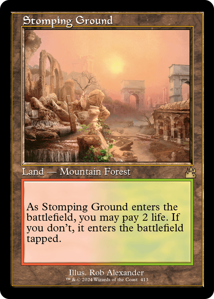 Stomping Ground (Retro) [Ravnica Remastered] MTG Single Magic: The Gathering  | Multizone: Comics And Games
