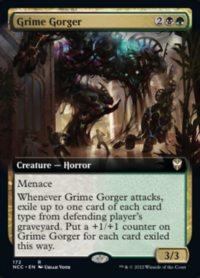 Grime Gorger (Extended Art) [Streets of New Capenna Commander] MTG Single Magic: The Gathering  | Multizone: Comics And Games