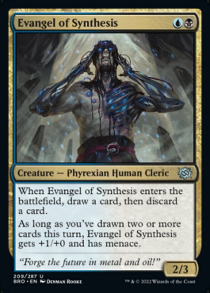 Evangel of Synthesis [The Brothers' War] MTG Single Magic: The Gathering  | Multizone: Comics And Games