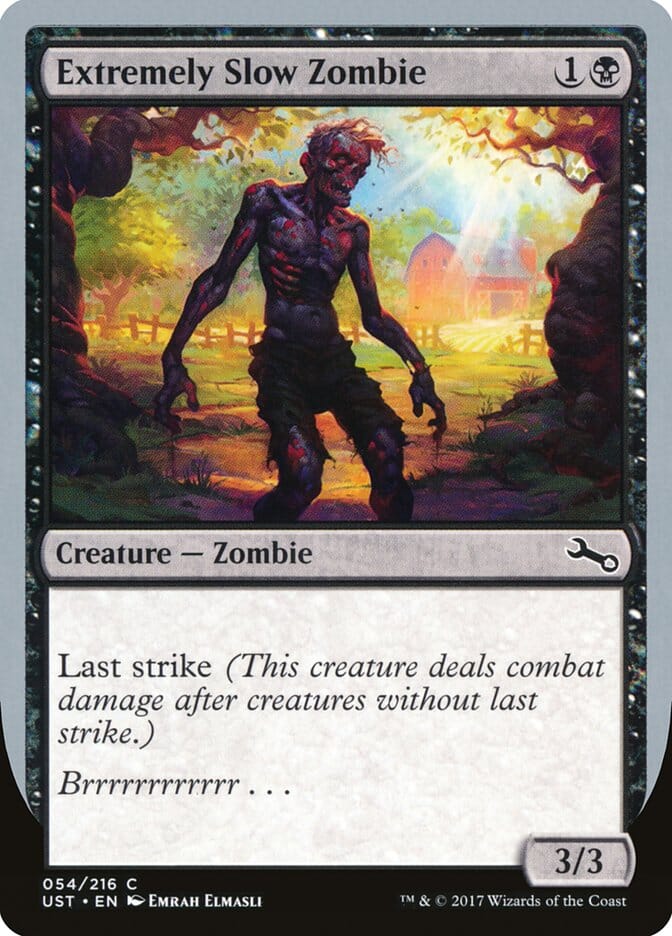 Extremely Slow Zombie ("Brrrrrrrrrrrr...") [Unstable] MTG Single Magic: The Gathering  | Multizone: Comics And Games