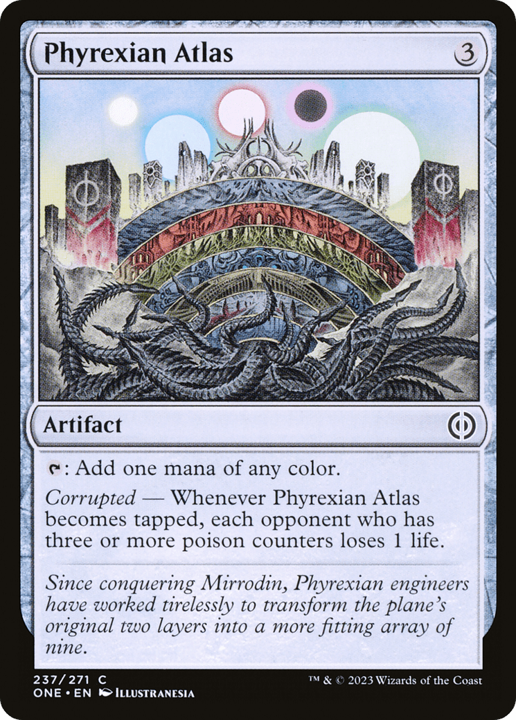 Phyrexian Atlas [Phyrexia: All Will Be One] MTG Single Magic: The Gathering  | Multizone: Comics And Games