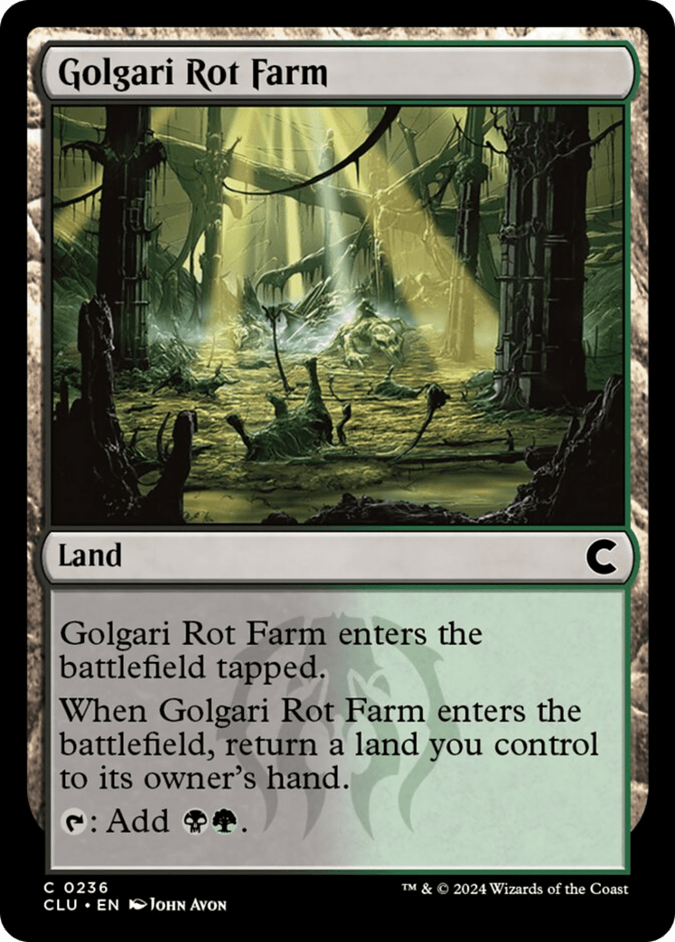 Golgari Rot Farm [Ravnica: Clue Edition] MTG Single Magic: The Gathering  | Multizone: Comics And Games