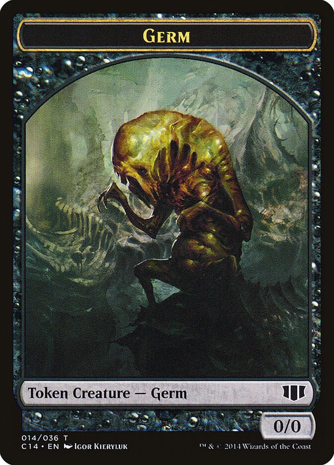 Stoneforged Blade // Germ Double-sided Token [Commander 2014 Tokens] MTG Single Magic: The Gathering  | Multizone: Comics And Games