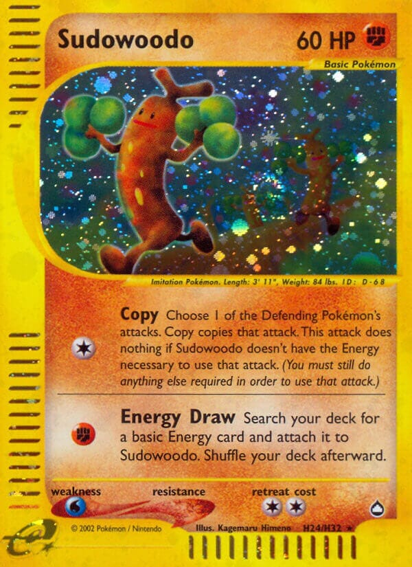 Sudowoodo (H24/H32) [Aquapolis] Pokemon Single Pokémon  | Multizone: Comics And Games
