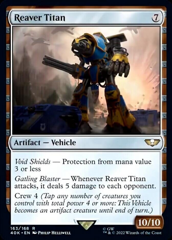 Reaver Titan [Universes Beyond: Warhammer 40,000] MTG Single Magic: The Gathering  | Multizone: Comics And Games