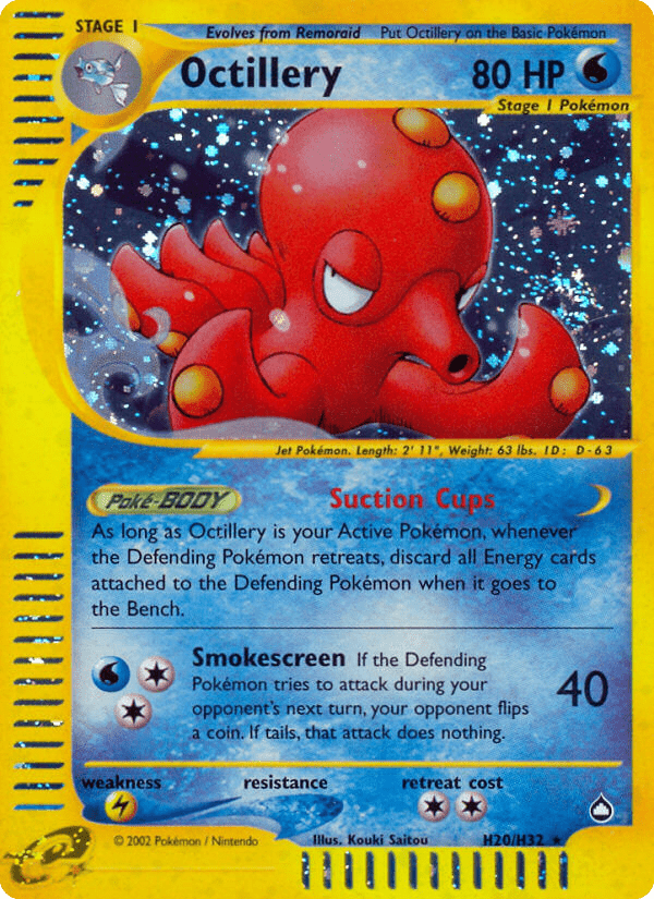 Octillery (H20/H32) [Aquapolis] Pokemon Single Pokémon  | Multizone: Comics And Games
