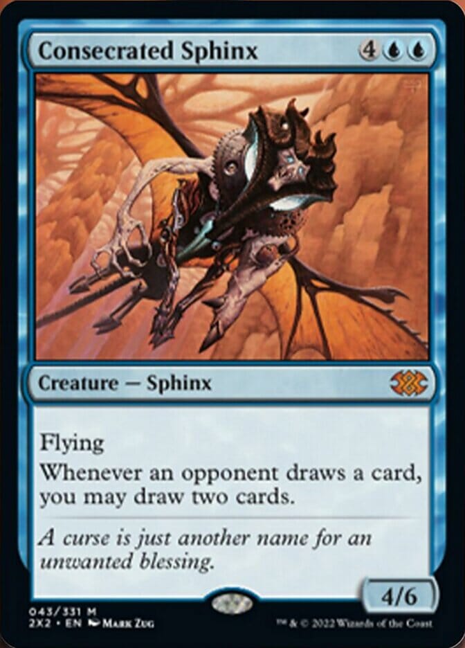 Consecrated Sphinx [Double Masters 2022] MTG Single Magic: The Gathering  | Multizone: Comics And Games