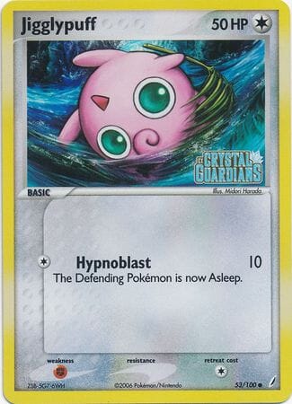 Jigglypuff (53/100) (Stamped) [EX: Crystal Guardians] Pokemon Single Pokémon  | Multizone: Comics And Games