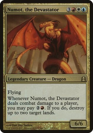 Numot, the Devastator (Oversized) [Commander 2011 Oversized] MTG Single Magic: The Gathering  | Multizone: Comics And Games
