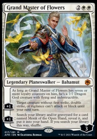 Grand Master of Flowers (Promo Pack) [Dungeons & Dragons: Adventures in the Forgotten Realms Promos] MTG Single Magic: The Gathering  | Multizone: Comics And Games