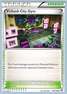 Virbank City Gym (126/135) (Plasma Power - Haruto Kobayashi) [World Championships 2014] Pokemon Single Pokémon  | Multizone: Comics And Games