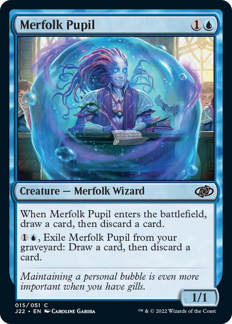 Merfolk Pupil [Jumpstart 2022] MTG Single Magic: The Gathering  | Multizone: Comics And Games