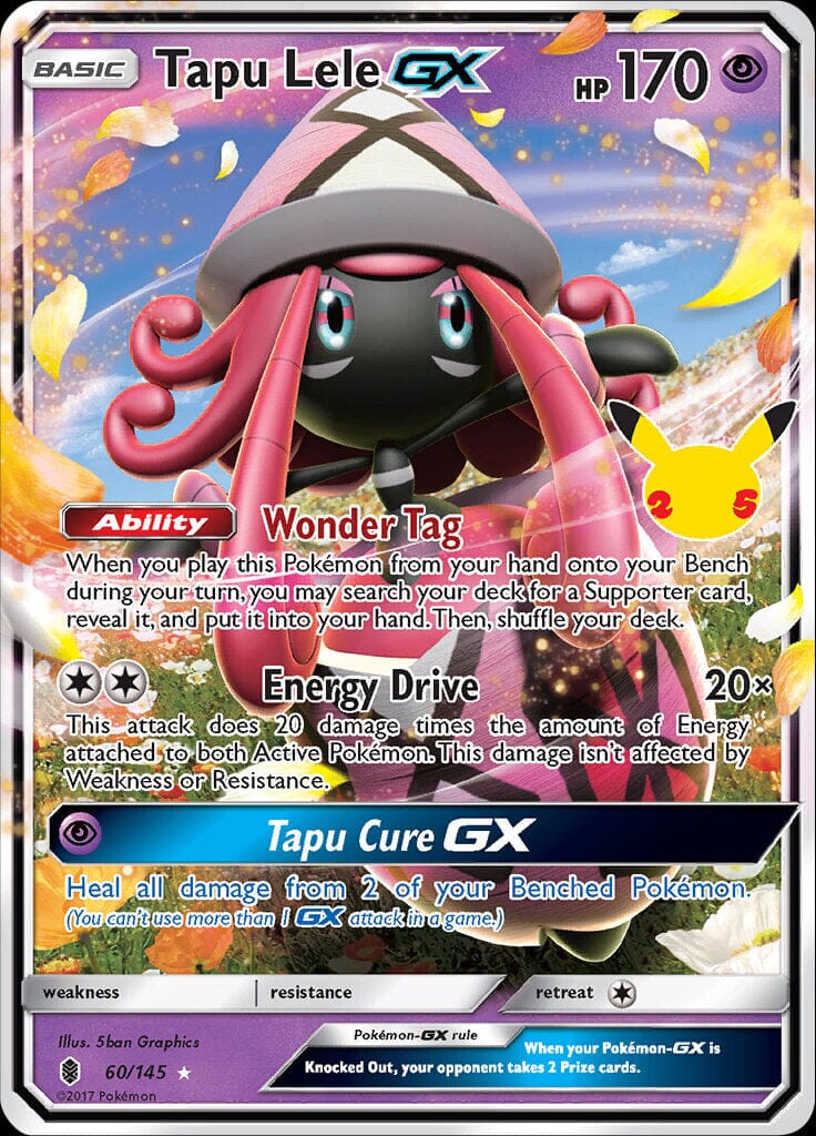 Tapu Lele GX (60/145) [Celebrations: 25th Anniversary - Classic Collection] Pokemon Single Pokémon  | Multizone: Comics And Games