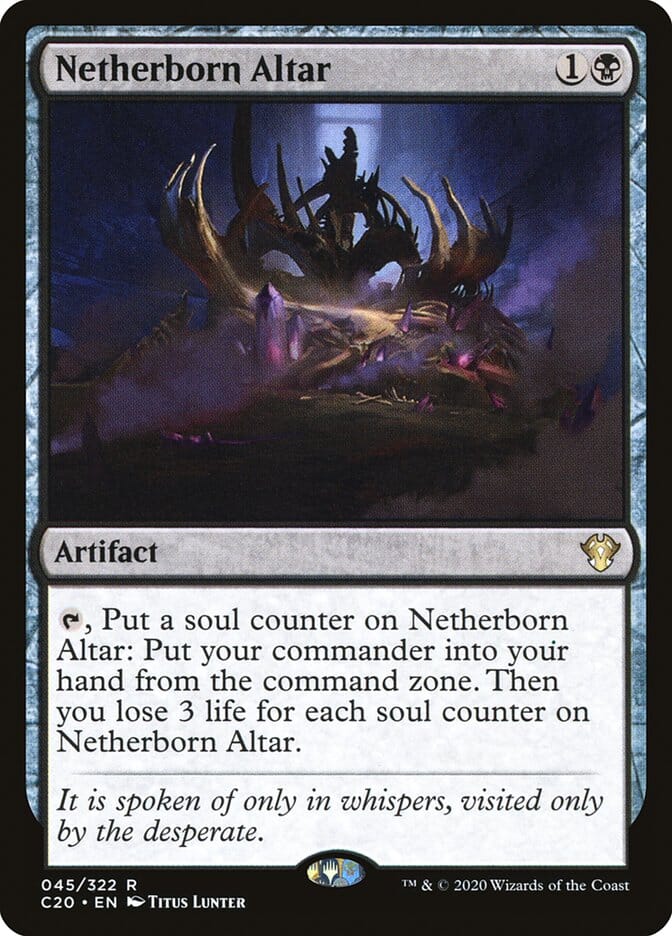 Netherborn Altar [Commander 2020] MTG Single Magic: The Gathering  | Multizone: Comics And Games