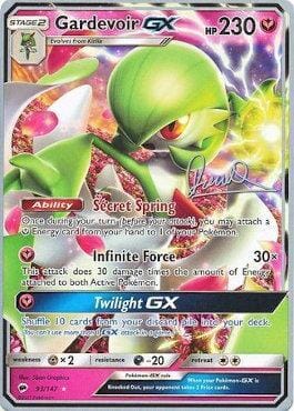 Gardevoir GX (93/147) (Infinite Force - Diego Cassiraga) [World Championships 2017] Pokemon Single Pokémon  | Multizone: Comics And Games