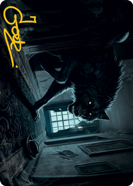Primal Adversary Art Card (Gold-Stamped Signature) [Innistrad: Midnight Hunt Art Series] MTG Single Magic: The Gathering  | Multizone: Comics And Games