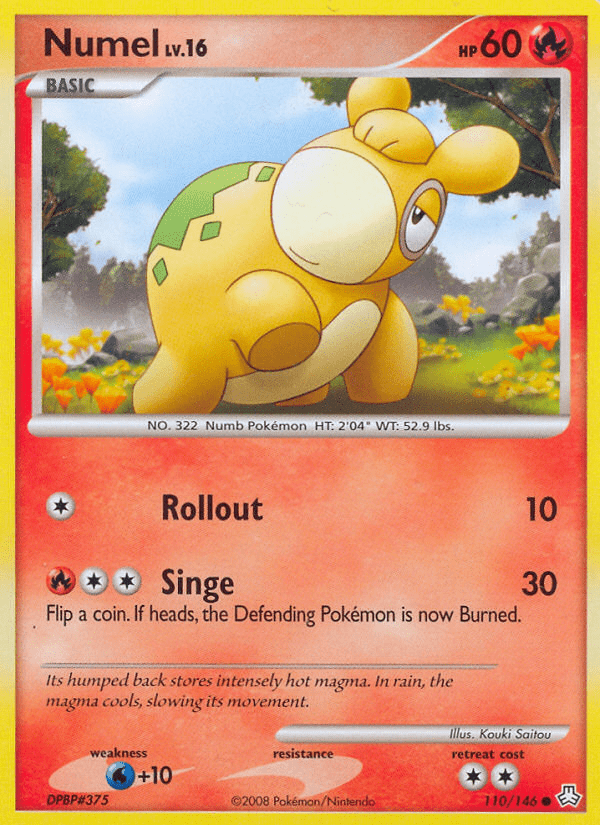 Numel (110/146) [Diamond & Pearl: Legends Awakened] Pokemon Single Pokémon  | Multizone: Comics And Games