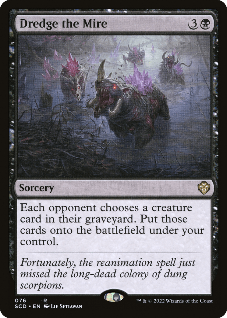Dredge the Mire [Starter Commander Decks] MTG Single Magic: The Gathering  | Multizone: Comics And Games