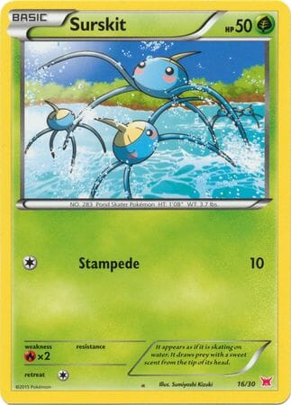 Surskit (16/30) [XY: Trainer Kit 2 - Latias] Pokemon Single Pokémon  | Multizone: Comics And Games