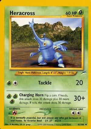 Heracross (41/105) [Neo Destiny Unlimited] Pokemon Single Pokémon  | Multizone: Comics And Games