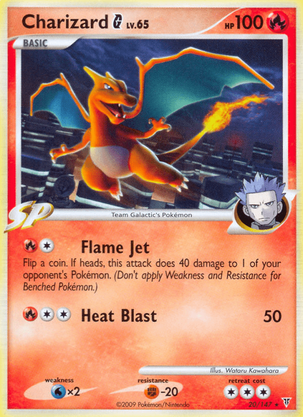 Charizard G (20/147) [Platinum: Supreme Victors] Pokemon Single Pokémon  | Multizone: Comics And Games