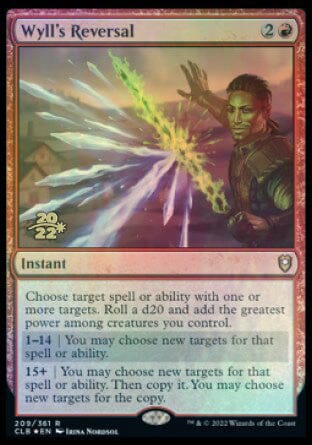 Wyll's Reversal [Commander Legends: Battle for Baldur's Gate Prerelease Promos] MTG Single Magic: The Gathering  | Multizone: Comics And Games