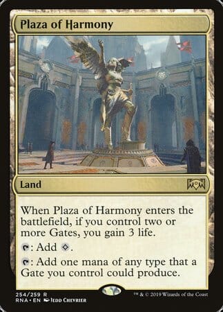 Plaza of Harmony [Ravnica Allegiance] MTG Single Magic: The Gathering  | Multizone: Comics And Games