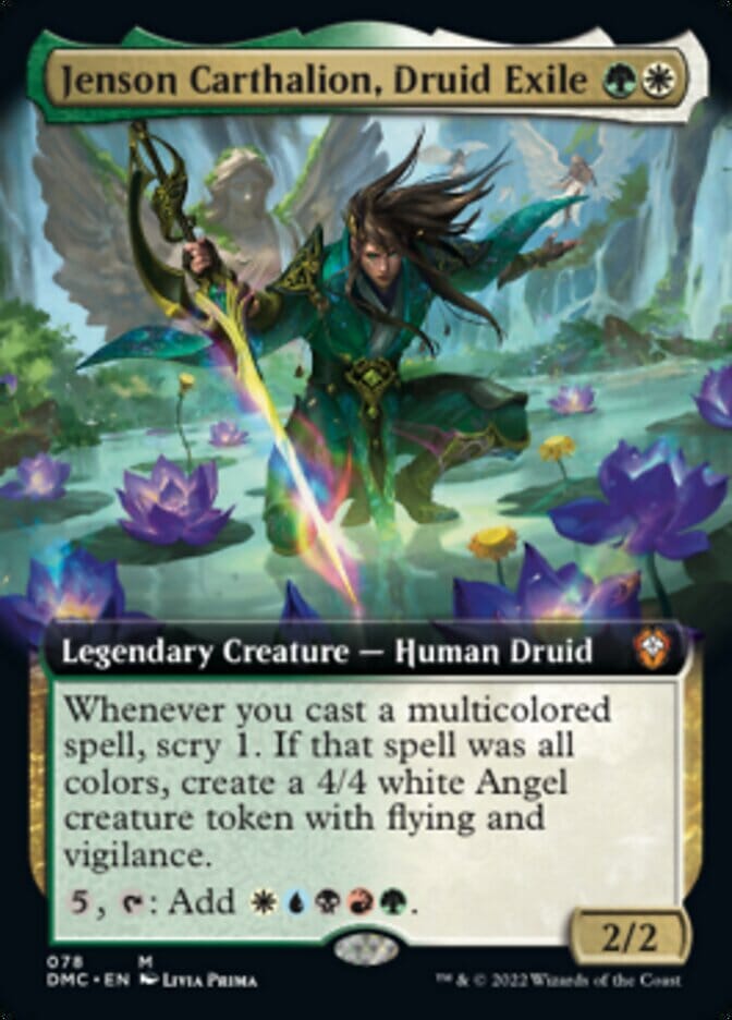 Jenson Carthalion, Druid Exile (Extended) [Dominaria United Commander] MTG Single Magic: The Gathering  | Multizone: Comics And Games