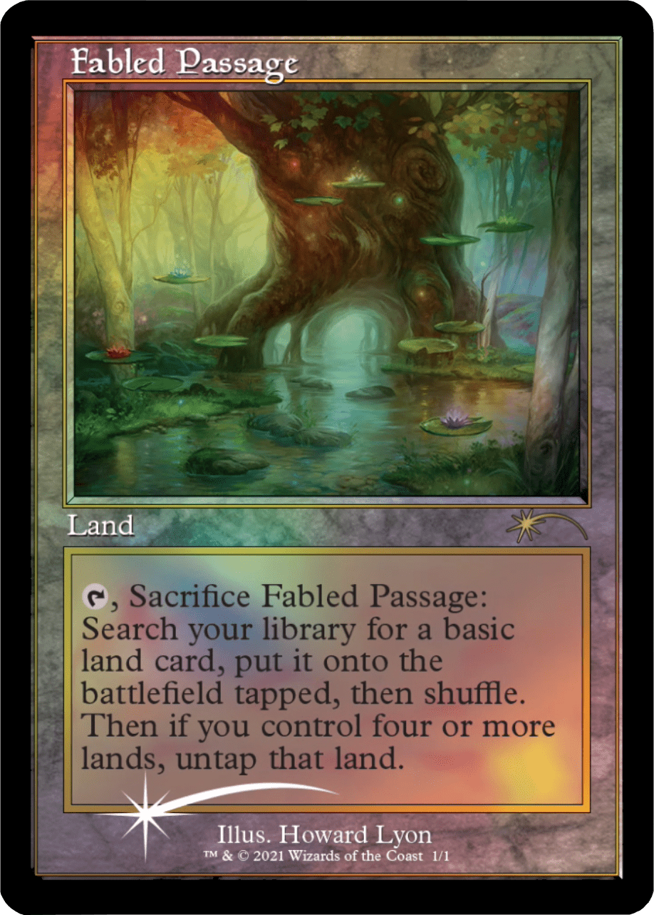 Fabled Passage (Promo) [Wizards Play Network 2021] MTG Single Magic: The Gathering  | Multizone: Comics And Games