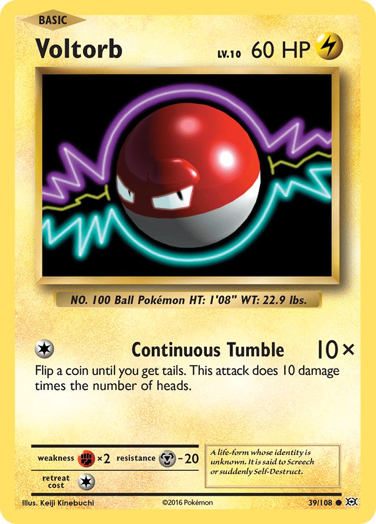 Voltorb (39/108) [XY: Evolutions] Pokemon Single Pokémon  | Multizone: Comics And Games