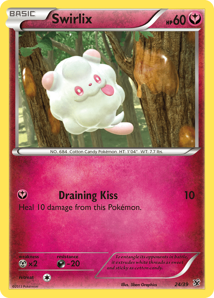 Swirlix (24/39) [XY: Kalos Starter Set] Pokemon Single Pokémon  | Multizone: Comics And Games