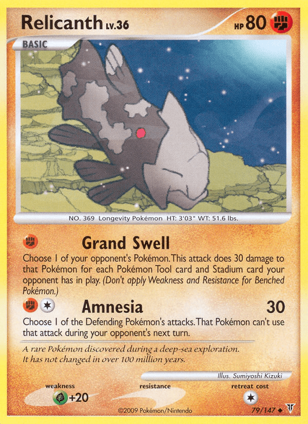 Relicanth (79/147) [Platinum: Supreme Victors] Pokemon Single Pokémon  | Multizone: Comics And Games