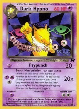 Dark Hypno (26/82) [Team Rocket Unlimited] Pokemon Single Pokémon  | Multizone: Comics And Games