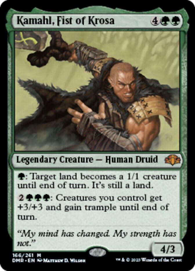 Kamahl, Fist of Krosa [Dominaria Remastered] MTG Single Magic: The Gathering  | Multizone: Comics And Games