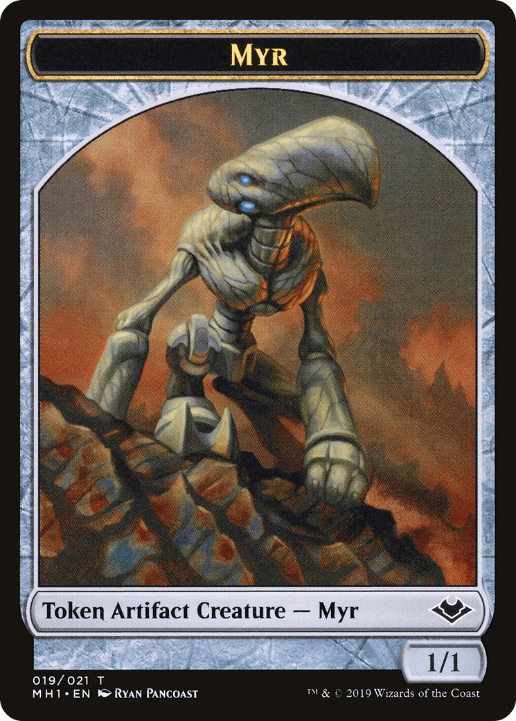 Myr // Thopter Double-Sided Token [Phyrexia: All Will Be One Commander Tokens] MTG Single Magic: The Gathering  | Multizone: Comics And Games