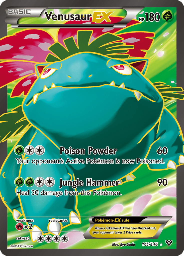 Venusaur EX (141/146) [XY: Base Set] Pokemon Single Pokémon  | Multizone: Comics And Games