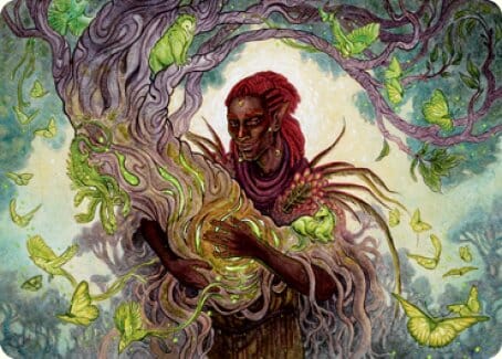 Circle of Dreams Druid Art Card [Dungeons & Dragons: Adventures in the Forgotten Realms Art Series] MTG Single Magic: The Gathering  | Multizone: Comics And Games