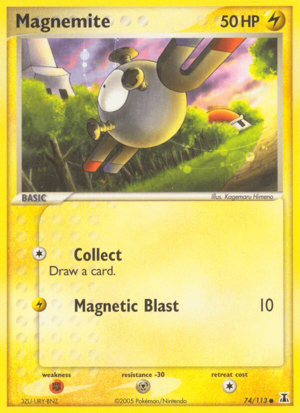 Magnemite (74/113) [EX: Delta Species] Pokemon Single Pokémon  | Multizone: Comics And Games