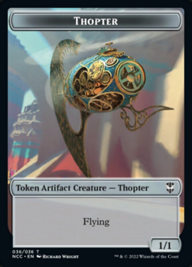 Thopter // Treasure (013) Double-sided Token [Streets of New Capenna Commander Tokens] MTG Single Magic: The Gathering  | Multizone: Comics And Games