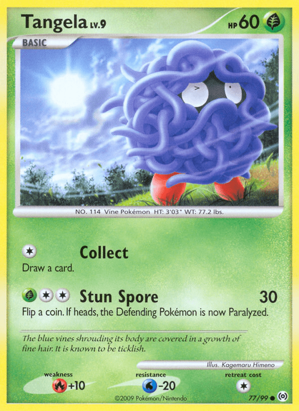 Tangela (77/99) [Platinum: Arceus] Pokemon Single Pokémon  | Multizone: Comics And Games