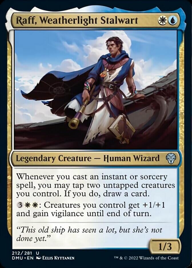 Raff, Weatherlight Stalwart [Dominaria United] MTG Single Magic: The Gathering  | Multizone: Comics And Games