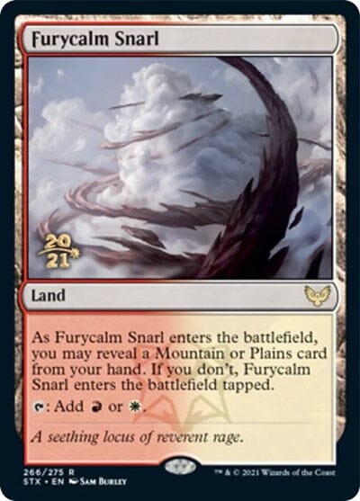 Furycalm Snarl [Strixhaven: School of Mages Prerelease Promos] MTG Single Magic: The Gathering  | Multizone: Comics And Games