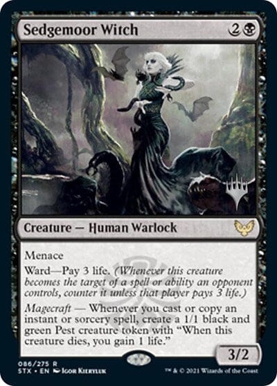 Sedgemoor Witch (Promo Pack) [Strixhaven: School of Mages Promos] MTG Single Magic: The Gathering  | Multizone: Comics And Games