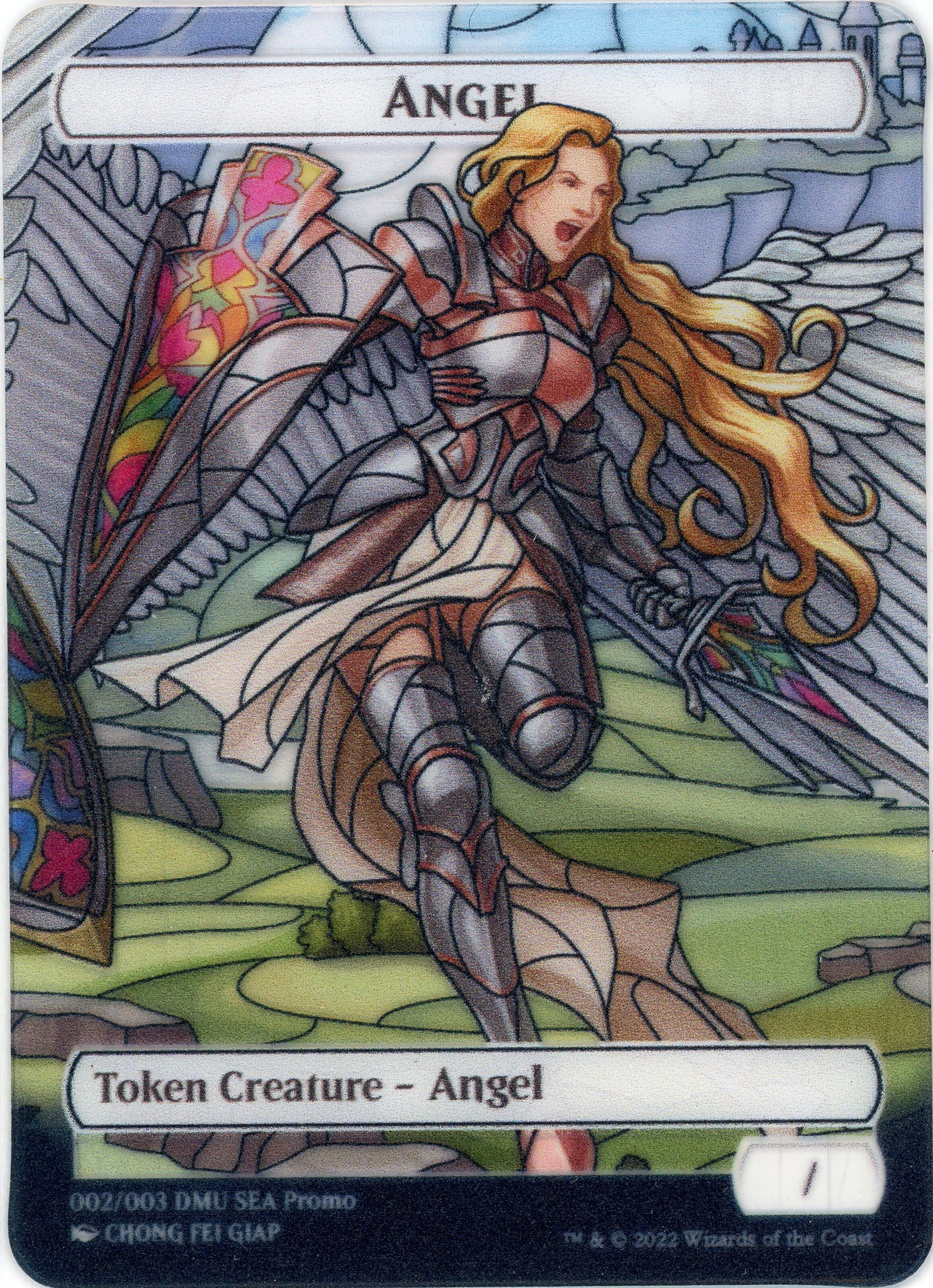 Angel Token (SEA Exclusive) [Dominaria United Tokens] MTG Single Magic: The Gathering  | Multizone: Comics And Games