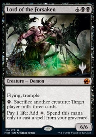 Lord of the Forsaken (Promo Pack) [Innistrad: Midnight Hunt Promos] MTG Single Magic: The Gathering  | Multizone: Comics And Games