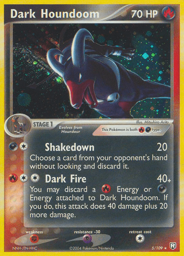 Dark Houndoom (5/109) [EX: Team Rocket Returns] Pokemon Single Pokémon  | Multizone: Comics And Games