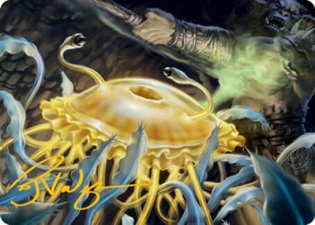 Flumph Art Card (Gold-Stamped Signature) [Dungeons & Dragons: Adventures in the Forgotten Realms Art Series] MTG Single Magic: The Gathering  | Multizone: Comics And Games