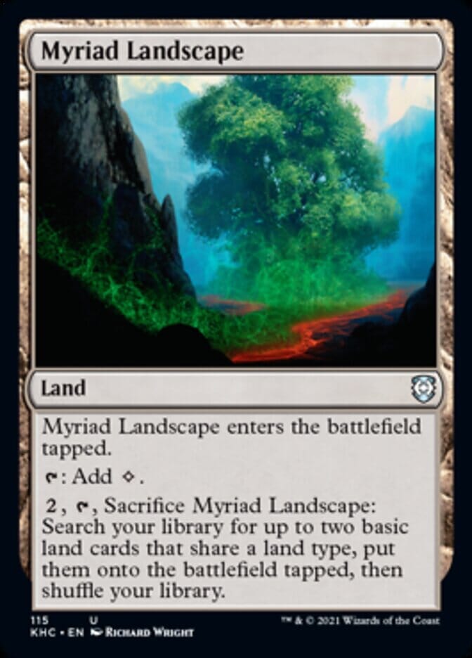 Myriad Landscape [Kaldheim Commander] MTG Single Magic: The Gathering  | Multizone: Comics And Games