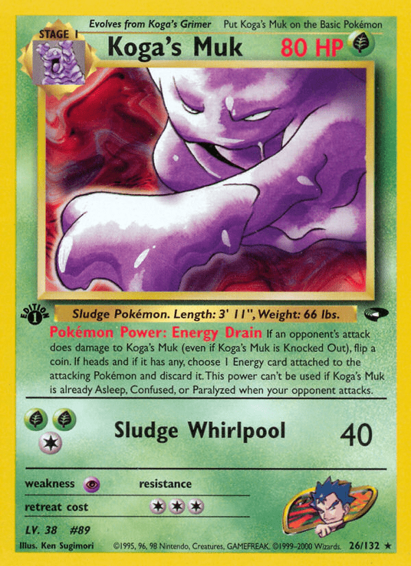 Koga's Muk (26/132) [Gym Challenge 1st Edition] Pokemon Single Pokémon  | Multizone: Comics And Games