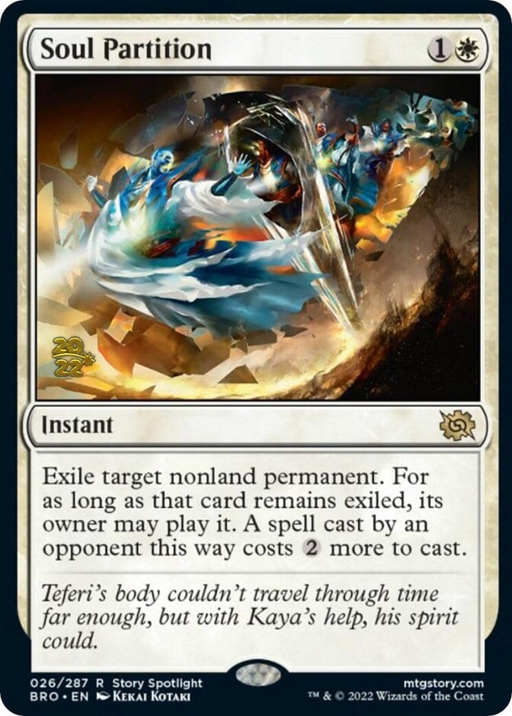Soul Partition [The Brothers' War: Prerelease Promos] MTG Single Magic: The Gathering  | Multizone: Comics And Games